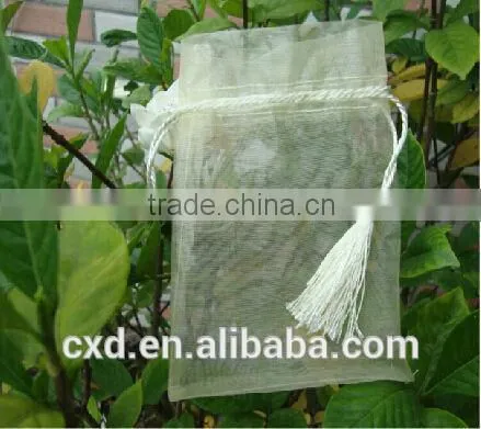 Gold Custom Pure Silk Organza Bags/pouch for Necklace photo-5