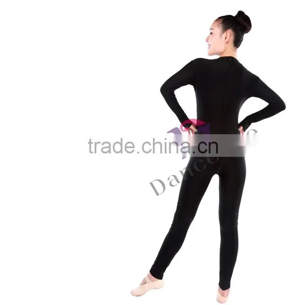 A2624 Ankle Length Spandex Unitard Wholesale Ballet Sapndex Unitards for High Collar Ballet Dance Unitards photo-4