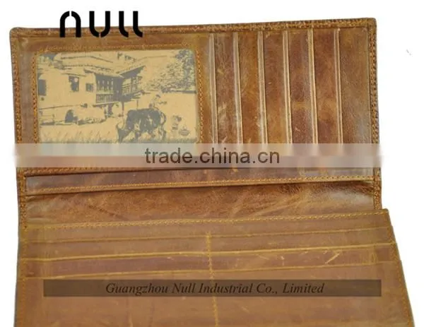 Free Style Embossed Genuine Leather Custom Wallet photo-6