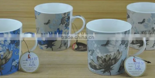 11OZ Lovely Cat Design Full Decal Print Coffee Cups, Shiny Surface New Bone China Mug, KL5004-10720 photo-5