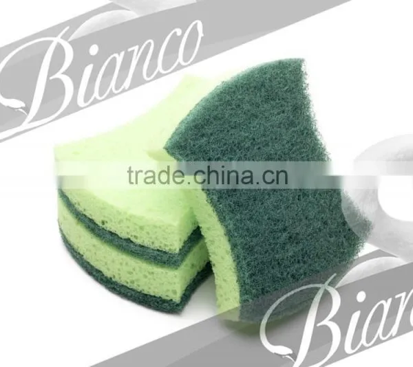 High Quality and Best Selling 2 in 1 Scouring Sponge for Wholesale Buyer