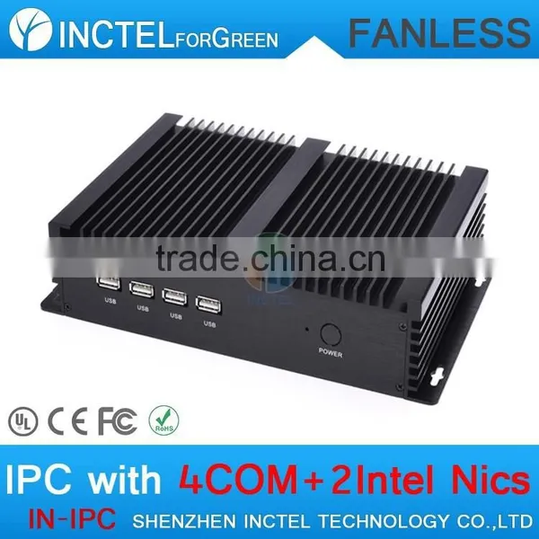 Fanless Single Board Computer USB 3.0 Dual Gigabit 4 COM Auto Boot Intel Celeron C1037U 1.8G 1G RAM 32G SSD photo-3