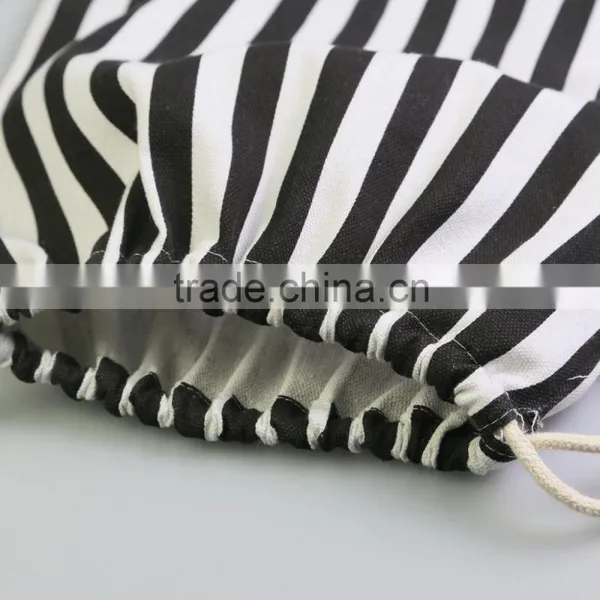 2016 Wholesale Cotton Fabric Sling Bag Draw String Bag photo-3