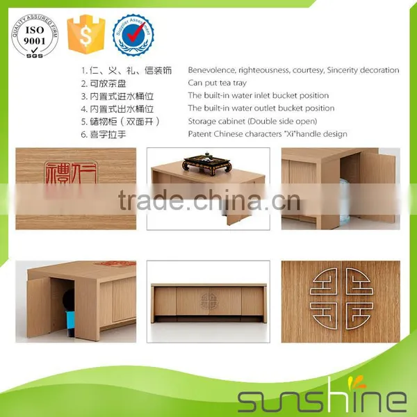 2016 New Modern Design Home Furniture Office Furniture Living Room Wood End Table Coffee Table Design photo-6