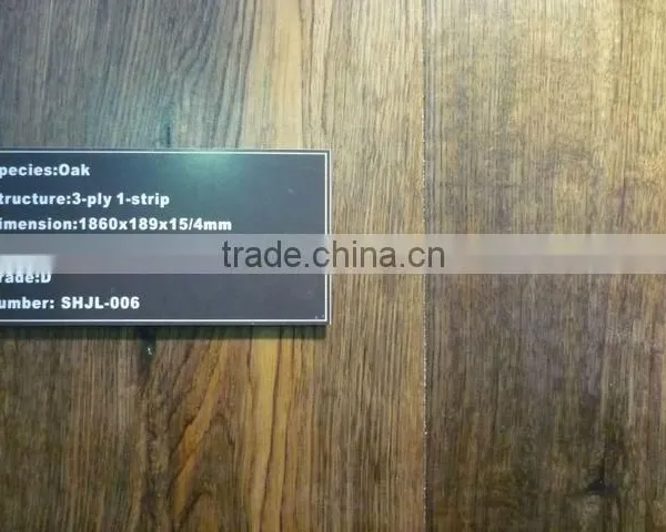 Multilayer Red Oak & White Oak Engineered Wood Flooring photo-5