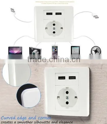 European Usb Wall Socket Factory Direct With Best Price photo-4