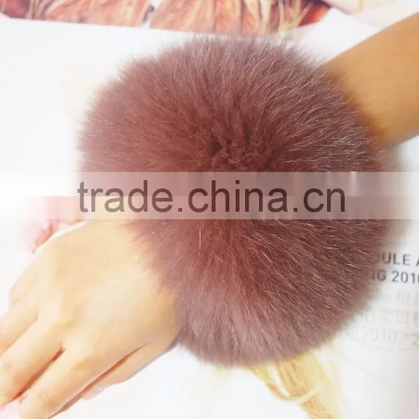 Hot Selling Fox Fur Cuffs photo-2