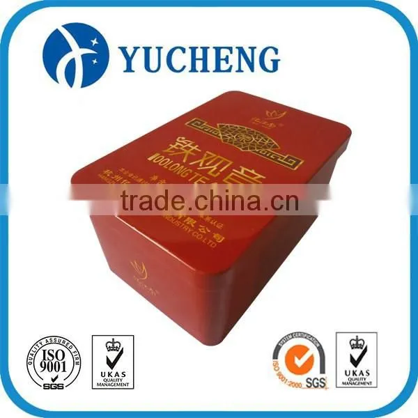 Custom Printing Gift Tin Box With Easy Open Lid