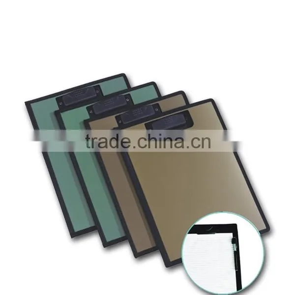 Hard Plastic Customized Clipboard, A4 File Folder Board With Clip (BLY8-1014WB)