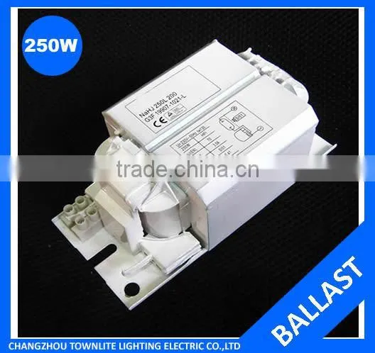 250W Magnetic Ballast for Metal Halide Lamp and Sodium Lamp
