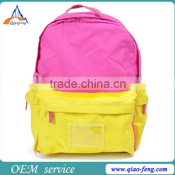 Qiaofeng Custom Polyester Cute Waterproof Backpack Bags for High School Girls photo-3