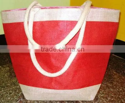 REUSABLE UPMARKET JUTE SHOPPER photo-5