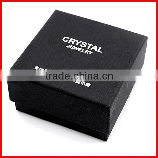 Customized Black Jewelry Paper Box With Velvet photo-3