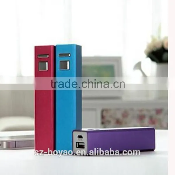 2016 Universal Power Bank Charger ,portable Powerbank, 2600 Mah Cell Phone Power Bank