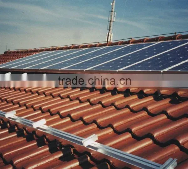 Solar Energy for Tile Roof Home System photo-2