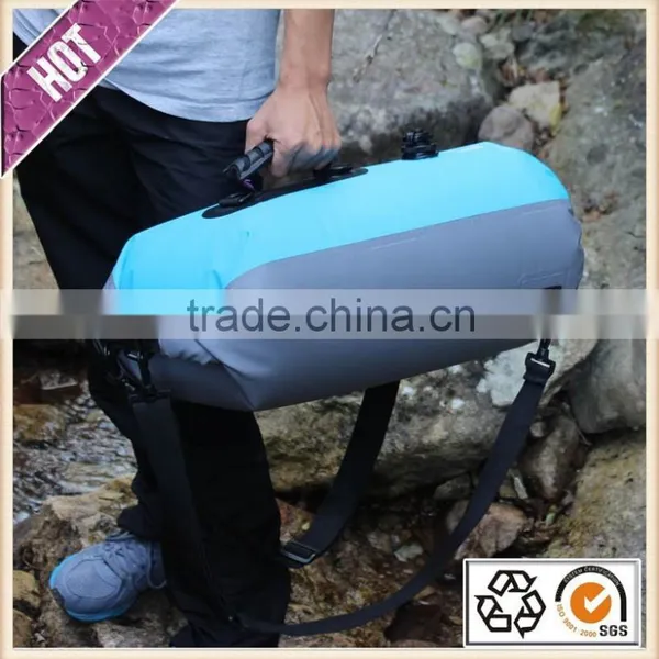 Chinese Factory Customize Tarpaulin Bag Pack With Shoulder Straps for Outdoor Hiking photo-4