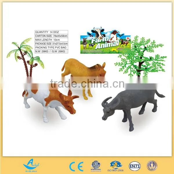 Cute Animal Toys Plastic Toy Horse Farm Set Animal Set photo-3