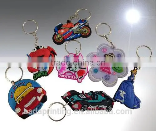 Factory Supply Metal Keychain . PVC Soft Keychain With Lovely Design . Gift Key Chain photo-2