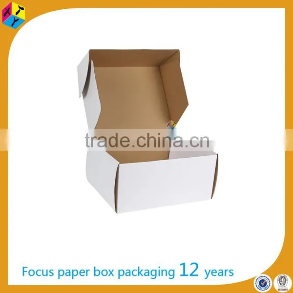 White Printed Paper Packaging Corrugated Box