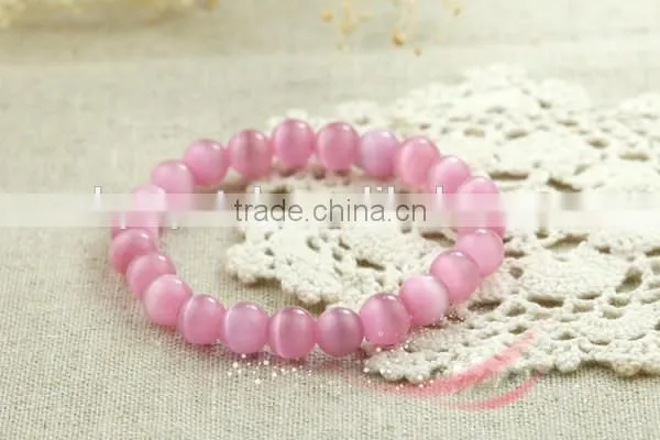 China Wholesale Cat's Eye Healing Crystal Bracelets for Christmas Gift photo-5