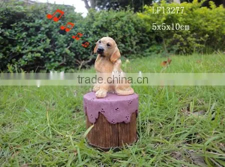 Resin Sensor Singing Small Puppies Gift Items Wholesale photo-3