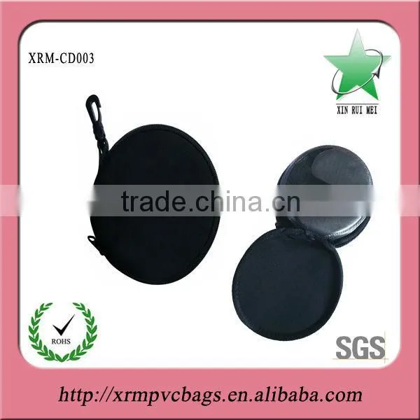 Black recycled neoprene CD sleeve