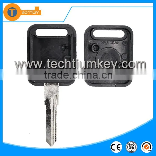 Transponder Key Case Shell Cover Fob Blank Replacement With Printed Logo Car Key Cover for VW Golf 4 Santana photo-2