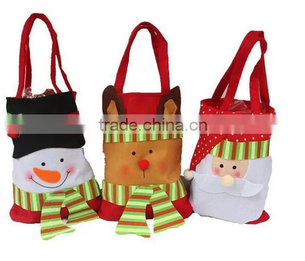 Xmas Festival Present Christmas Santa Claus Candy Gifts Bag Sack Stocking Filler photo-3