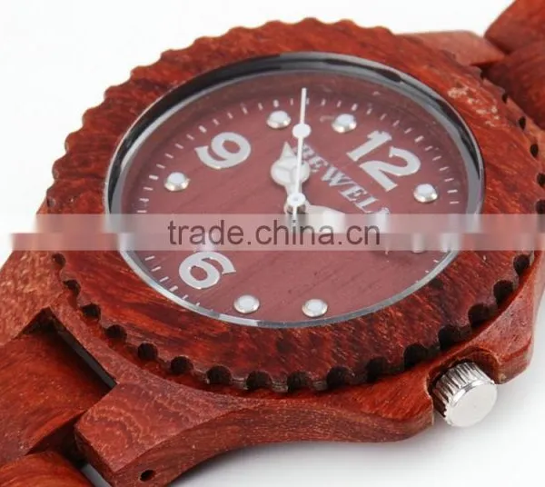 Mixed Color Bewell Wristwatch Wooden Water Resistant Wooden WristWatch Women Men Bewell Wristwatch Wooden photo-4
