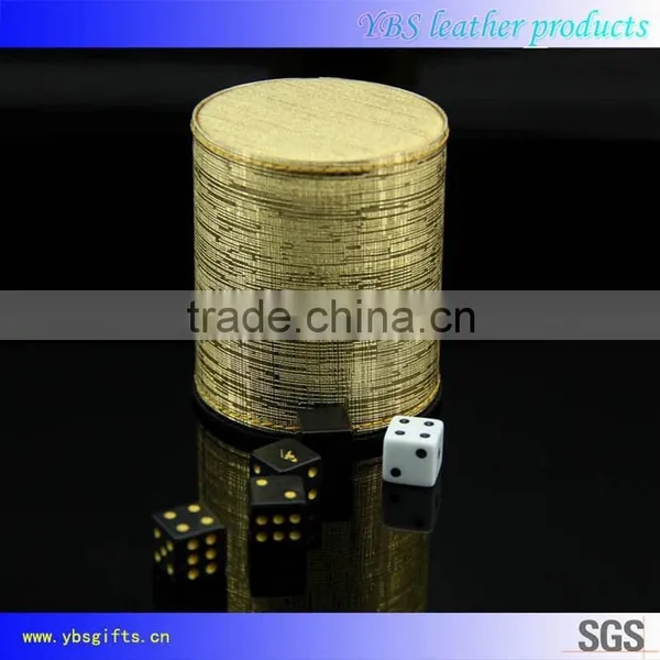 Wholesale Custom Classical Leather Dice Cup For Bar Wholesale Shaker Cup photo-3