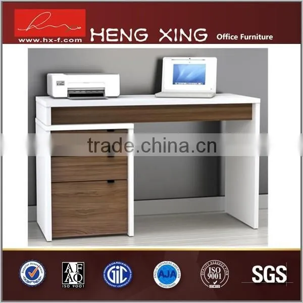 2015 New Design Color Blocking Cheap Computer Desk Price White Hign Gloss Computer Desk Table photo-6