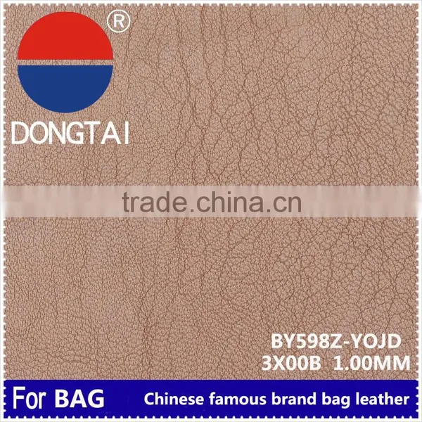 1.0mm New Synthetic Bag Leather/ Wholesale 2015 High Quality pu Leather Fabric/With 20 Years Expenience Black Leather photo-3