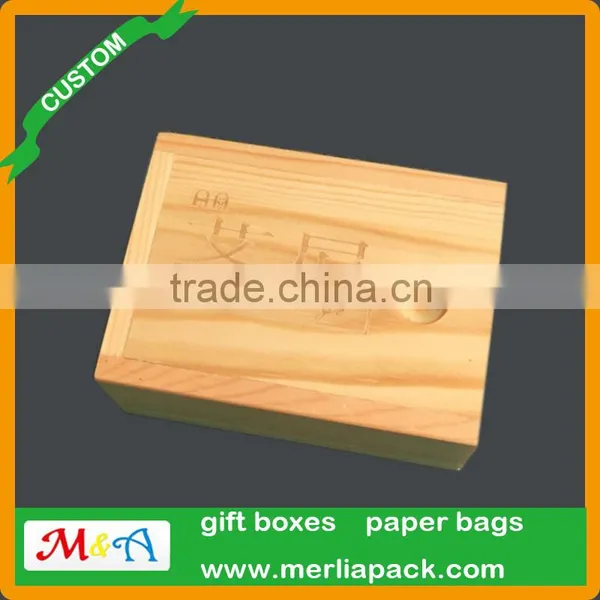 Sliding Lid Real Wood Box Vegetable-based Soap Sun Kissed Box photo-4