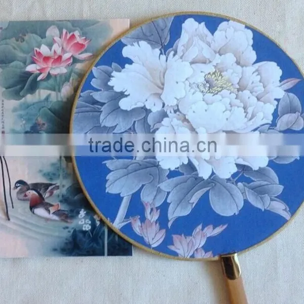 Chinese Style Dancer Plum Flower Silk Folding Hand Fan for Event Party Supplies photo-3