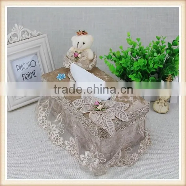 Yiwu Household Decoration Table Flannel Tissue Box photo-2