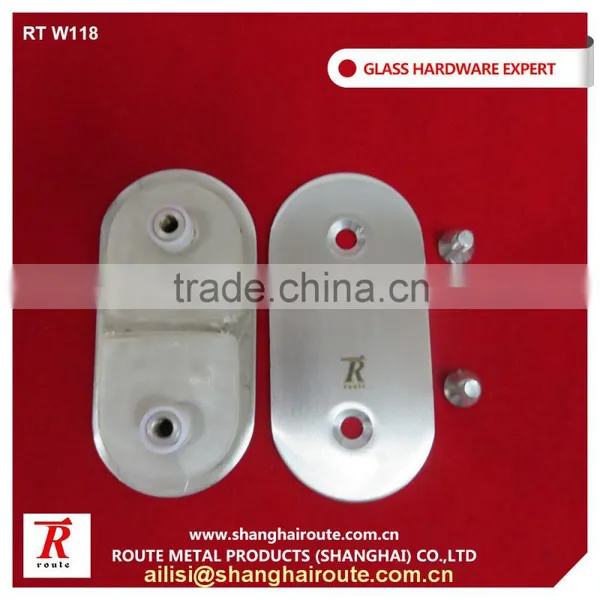 New Design 304,316 Stainless Steel Round Satin Glass Clamp With High Quality photo-5