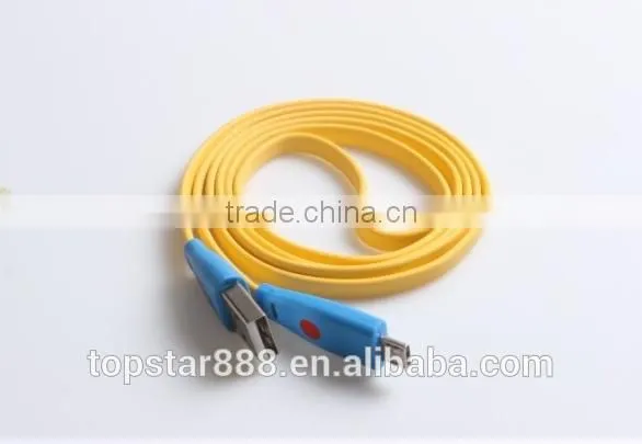 1m USB 3.0 Cable Smile LED USB Charger Cable for Android Phones photo-5
