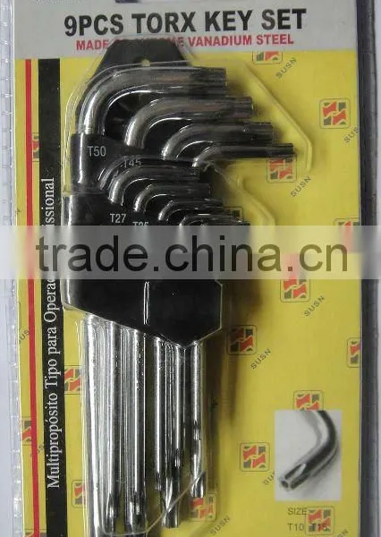 The Hot Sales and The Low Price TK9002 9PCS Tork Key Wrench/ Hand Tool