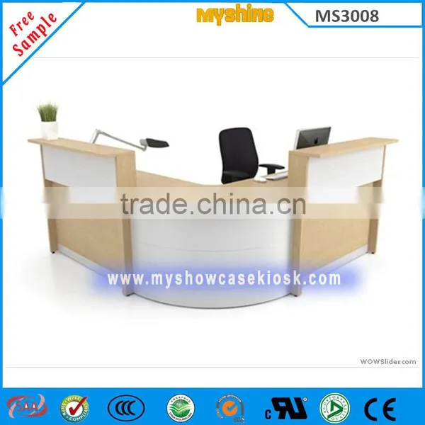 Modern Office Furniture Small Salon Office Reception Desk for Sale photo-2