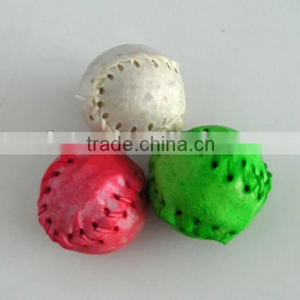 Cow Skin Dog Chewing Ball
