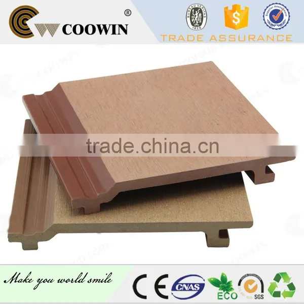 Wood Effect Wood Plastic Composite WPC Wall Cladding photo-6