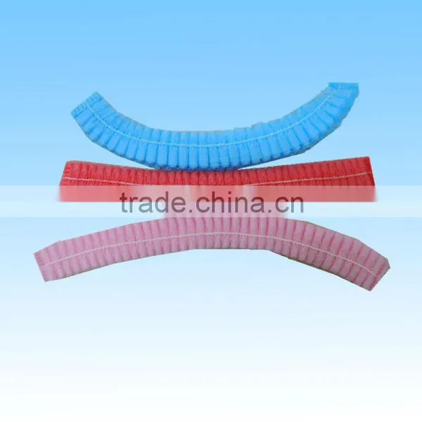 Disposable Non Woven Hair Cap Bouffant Stretch Dust Cap photo-3