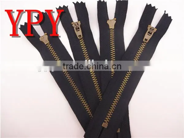 3# Antique Brass Close End YG Zipper photo-2