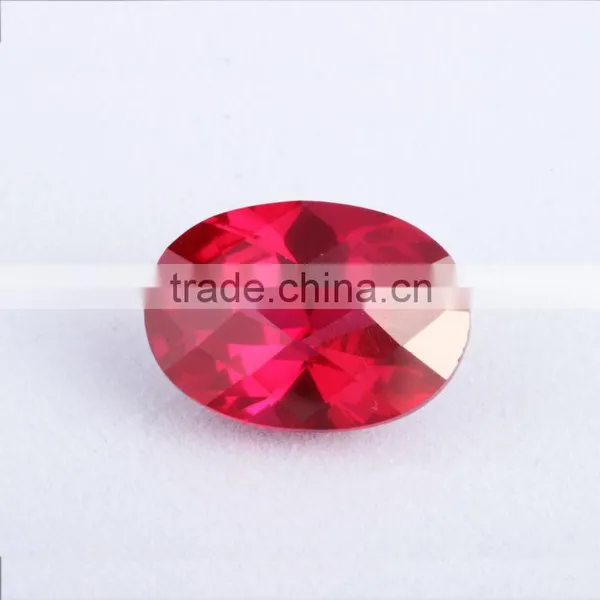 2014 Hot Sale Synthic Rudy Oval Shape Checkrboard Cut 5# Rudy photo-2
