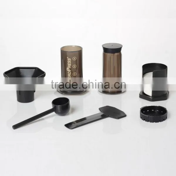 Portable Stainless Steel + Glass French Press Coffee Machine Shell Car/wild Outdoor Coffee Coffee Maker+filter photo-3