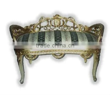 french antique stool , sofa