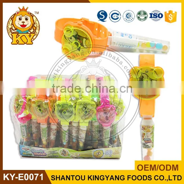 Cartoon Shape Watch Toy Filled Mini Ball Candy Sweets