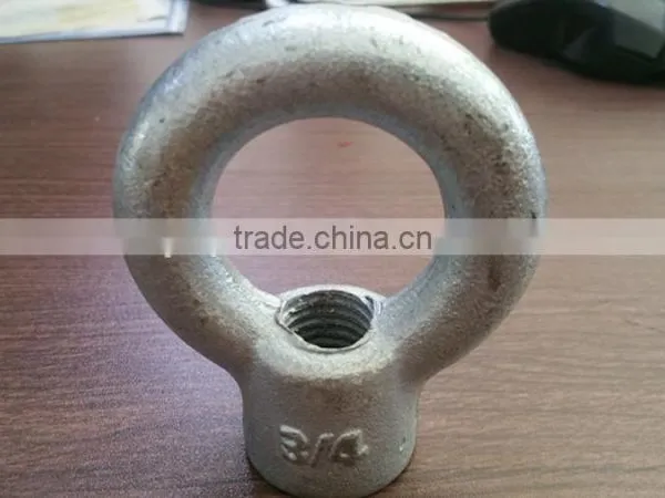 JIS 1168 Carbon Steel Drop Forged Galvanized Lifting Eye Screw photo-2