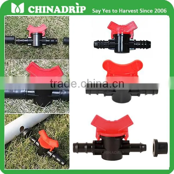 Plastic Irrigation Humidifier Garden Valve Control Switch PE Pipe Connector photo-4