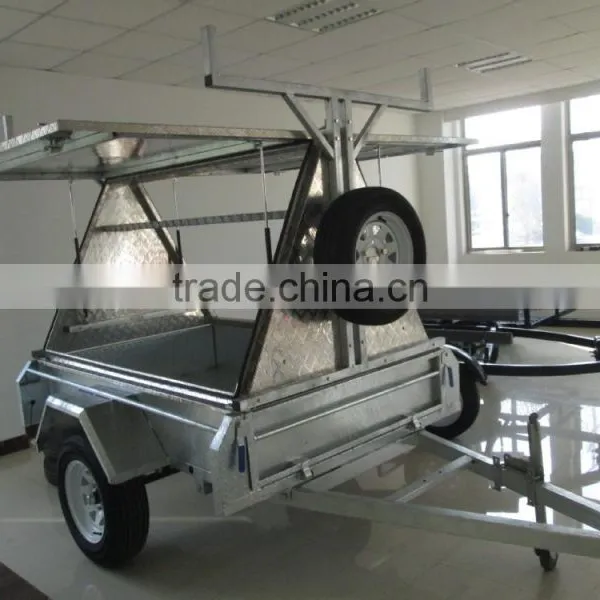8x5 High Quality Hot Dipped Galvanzied Fully Welded Box Trailers photo-4